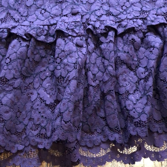 H&M Deep Purple Lace Tunic - Picture 5 of 8